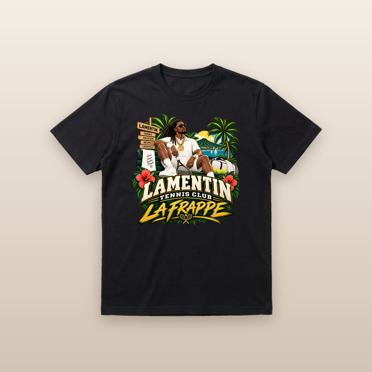 T-shirt Lamentin Tennis Club La Frappe