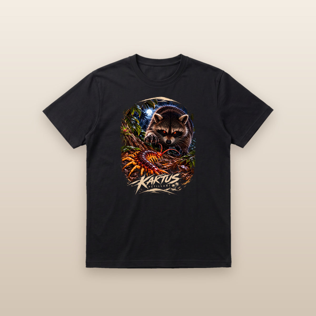 T-shirt Raton Laveur vs Bête à Mille Pattes